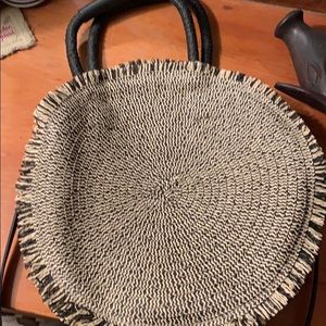 Never used Zara weave handbag